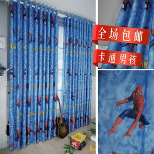 2016-new-curtain-designs-spiderman-curtains-boys-curtains-for-kids-room-free-shipping