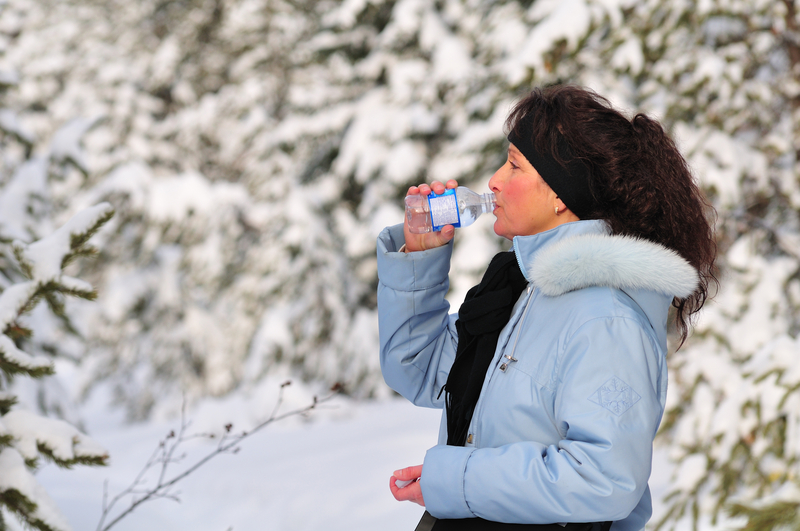 Kışın hasta olmamak için bol su tüketin